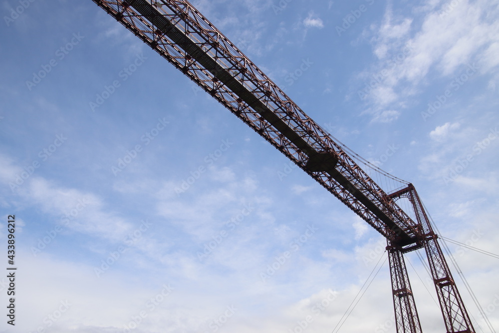 Hanging Bridge of Biscay in Portugalete Hanging Bridge of Biscay in Portugalete