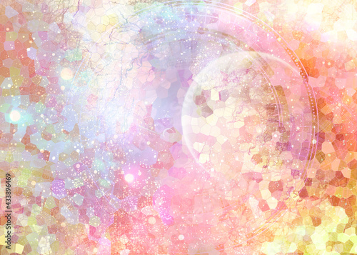 abstract background with circles,  in space, abstract, texture, grunge, art, sportswoman, wallpaper, vintage, bright, illustration, paint, design, pattern, water, painting, old, background, sky, retro