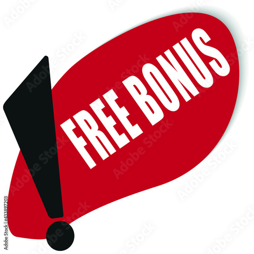 RED BANNER ILUSTRATION STAIN FREE BONUS