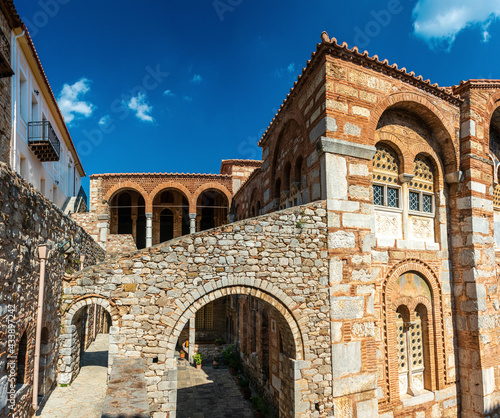 Views and Impressions of Hosios Loukas monastery. Hosios Loukas (Greek: Ὅσιος Λουκᾶς) is a historic walled monastery situated near the town of Distomo, in Boeotia, Greece. 10.08.2019 photo