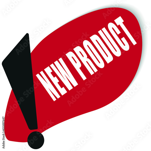 RED BANNER ILUSTRATION STAIN NEW PRODUCT
