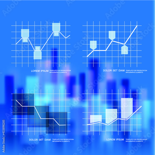 Infographics design vector. Modern infographic design templatet presentation photo