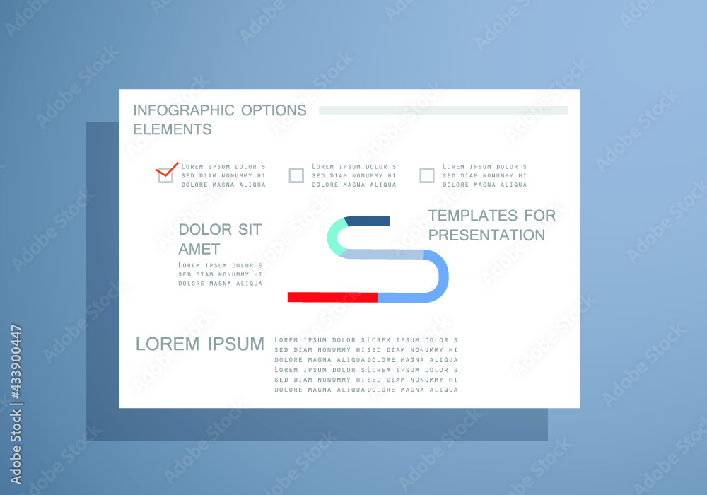 Brochure for business reports, cover layout and infographics Brochure for business reports, cover layout and infographics