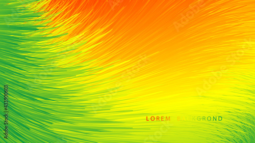 Abstract Rasta Background Fury Painting. Vector Design. photo