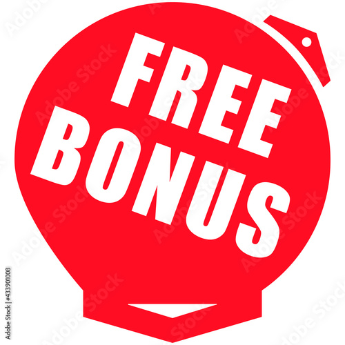 RED BANNER ILUSTRATION WHEEL ARROW FREE BONUS FREE BONUS