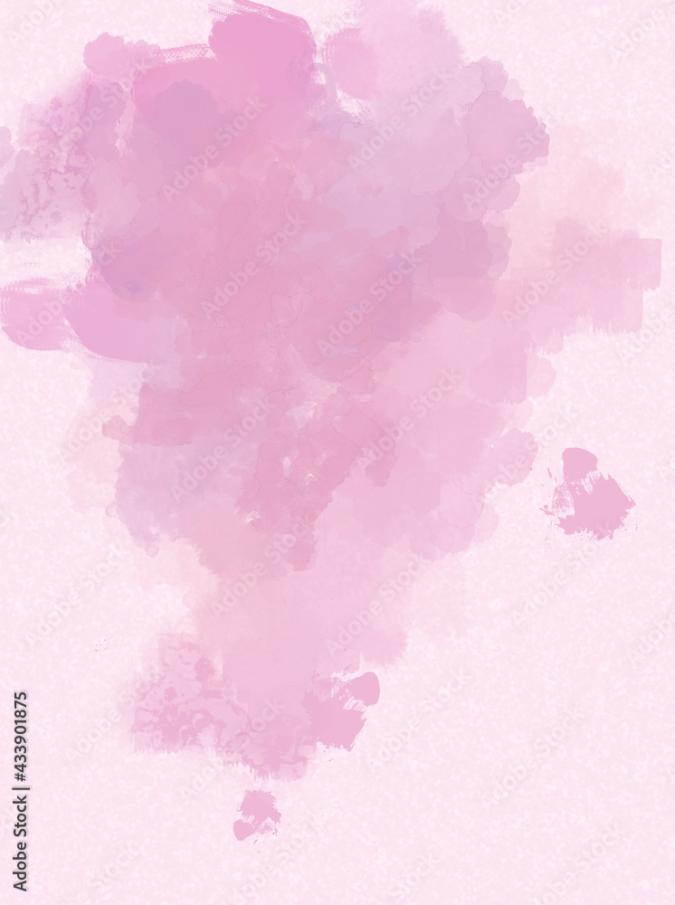 Obraz premium 背景素材 水彩 ピンク
