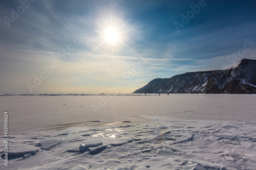 Baikal Lake in winner  Russia