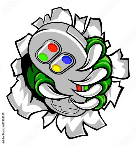 Gamer Claw Video Game Controller Monster Hand