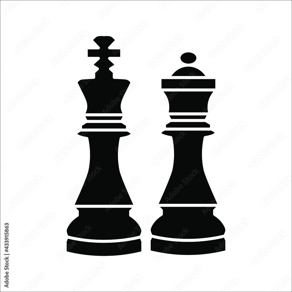 Chess icon Vector Illustration on the white background. color editable eps 10 Chess icon Vector Illustration on the white background. color editable eps 10