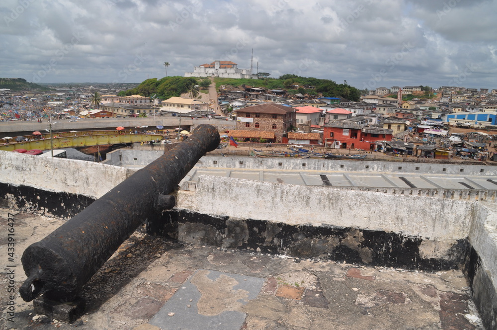 Old European fort in the city of Elmina, Ghana. Old European fort in the city of Elmina, Ghana.