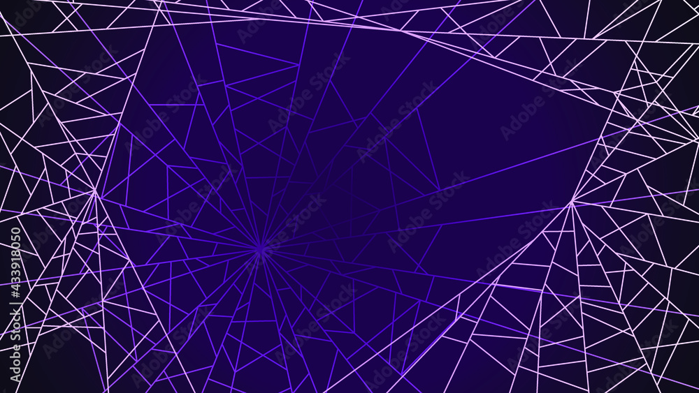 Spider Web On Dark Background Halloween Design Elements Spooky Scary Horror Decor Vector Spider Web On Dark Background Halloween Design Elements Spooky Scary Horror Decor Vector