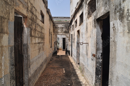 Abandoned prison in a former fort in Accra  Ghana.