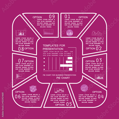 Infographic design template, business concept with steps or processes