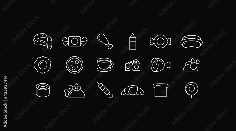 Set Abstract Doodle Elements Hand Drawn Collection Fast Food Pizza Hamburger Snack Drink Croissant Sketch Vector Design Style Background Menu Illustration Icons Set Abstract Doodle Elements Hand Drawn Collection Fast Food Pizza Hamburger Snack Drink Croissant Sketch Vector Design Style Background Menu Illustration Icons