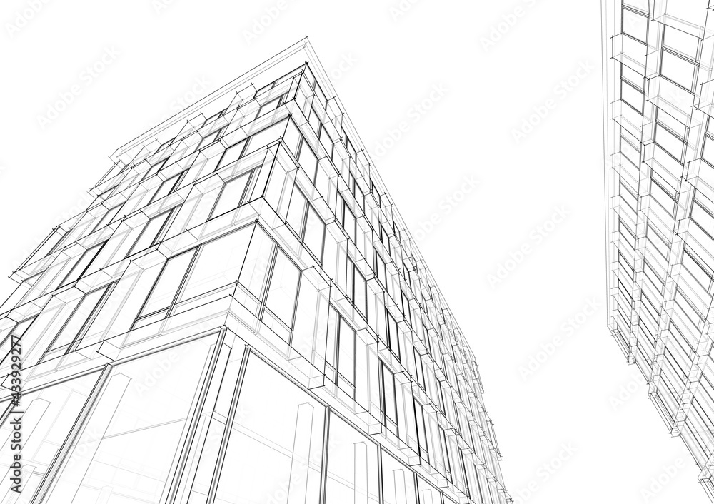 Abstract architectural wallpaper digital background Abstract architectural wallpaper digital background