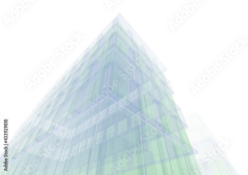 Abstract architectural wallpaper digital background