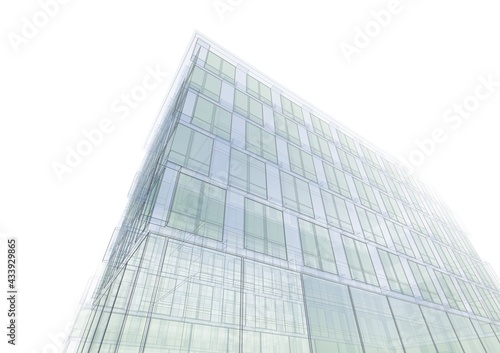 Abstract architectural wallpaper digital background
