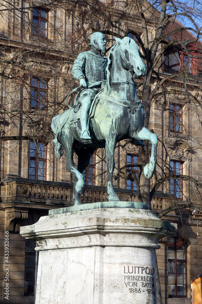 Reiterstandbild Prinzregent Luitpold in Bamberg