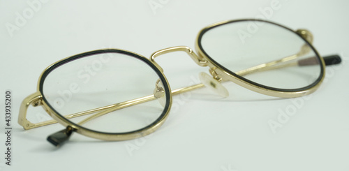 Professional sun glass in gold color