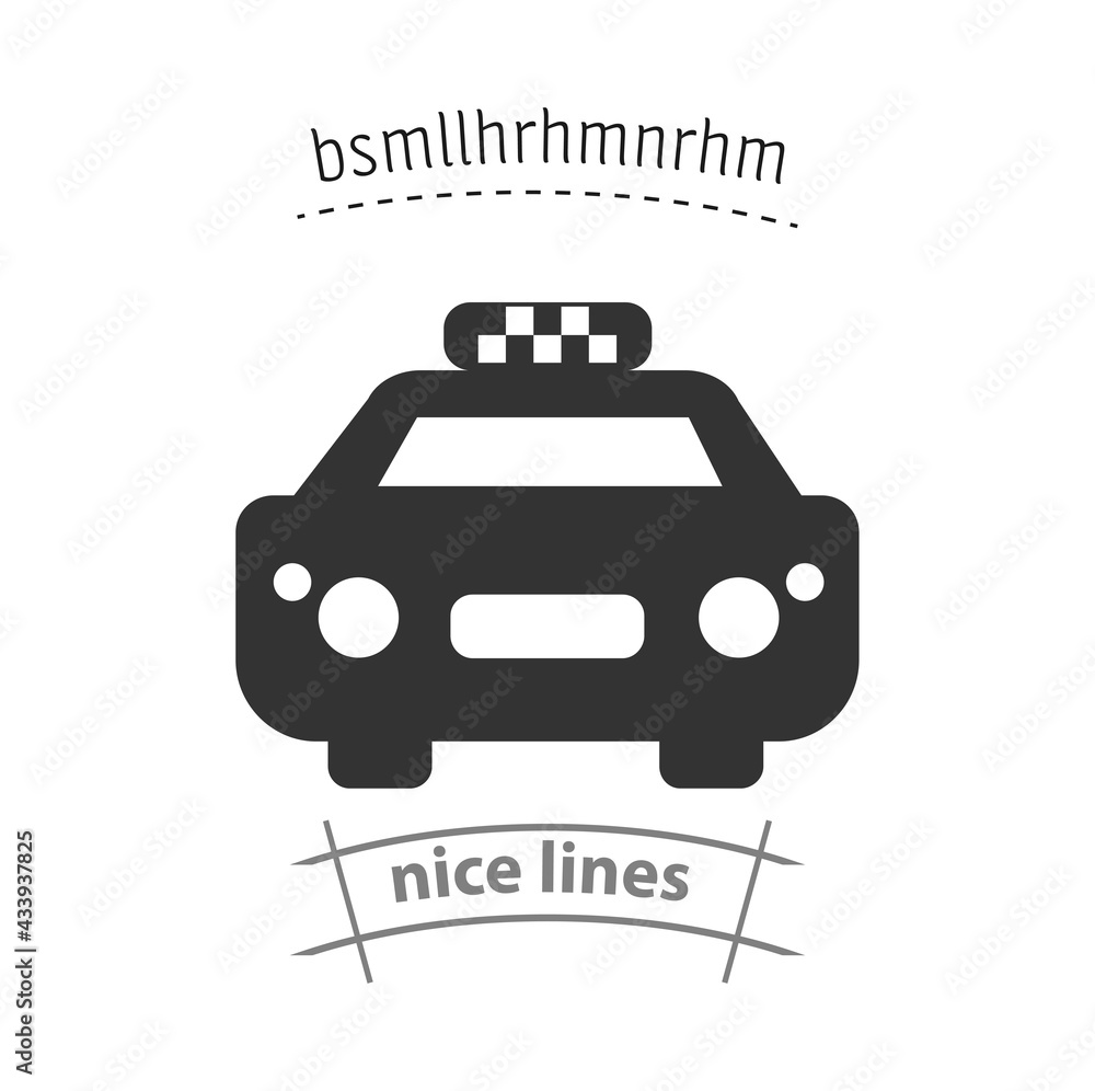 taxi car simple vector icon. taxi isolated icon taxi car simple vector icon. taxi isolated icon