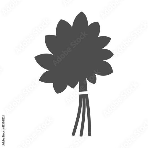 sauna broom silhouette vector icon isolated on white background. bath broom icon for web, mobile apps, ui design and print