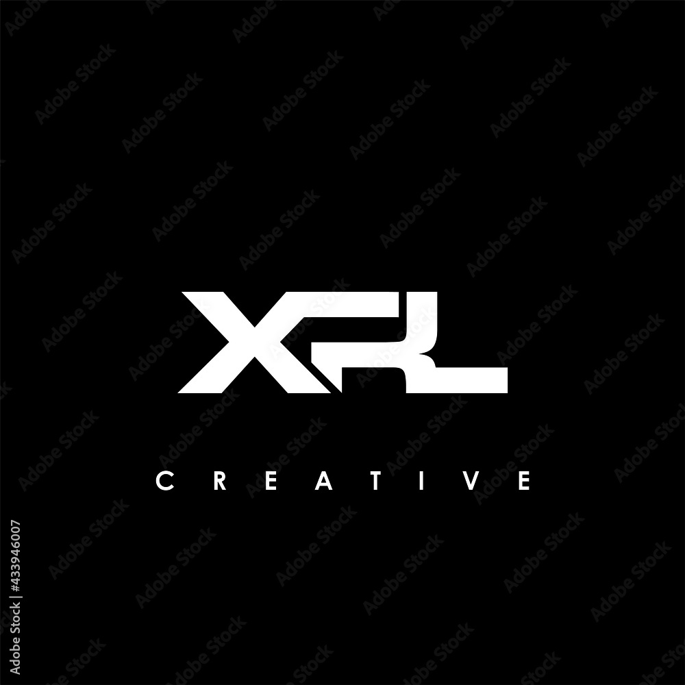Fototapeta premium XRL Letter Initial Logo Design Template Vector Illustration