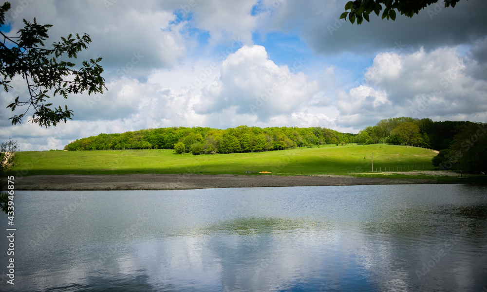 Obraz premium Зелёные поля