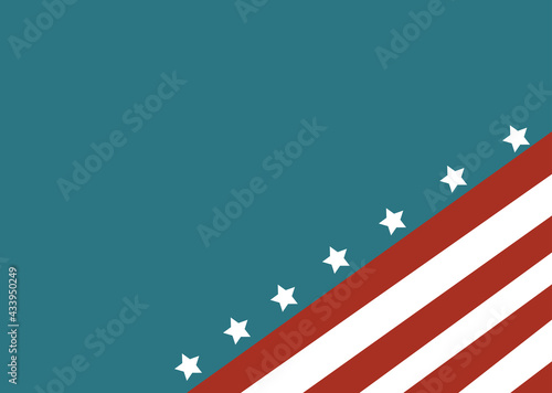 USA flag in style vector