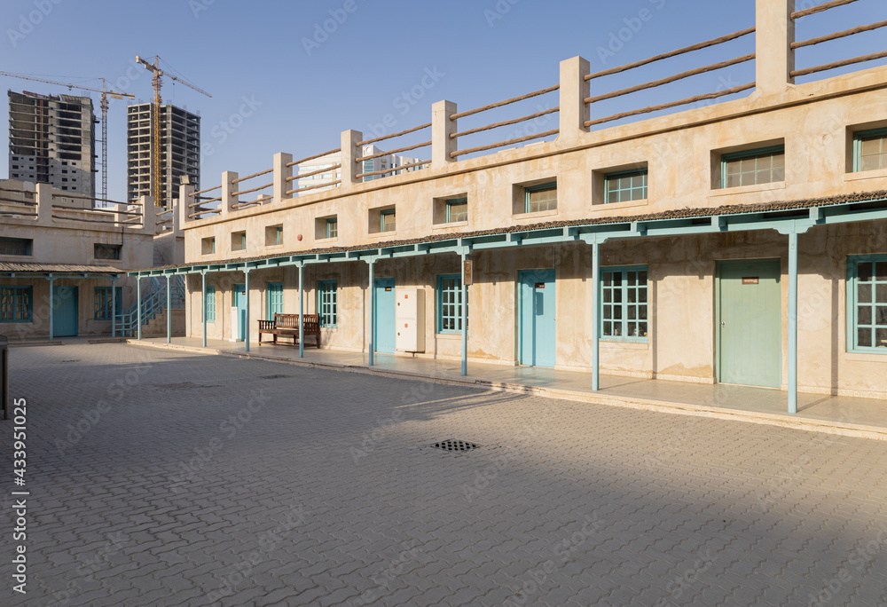 Fototapeta premium Old Arab vintage Airport since 1950