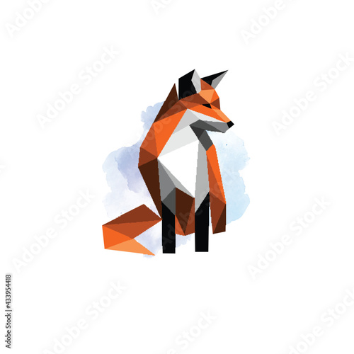 Beauty Fox Brush Logo Design Template