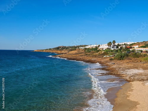 Beautiful Praia da Luz near Lagos at the Algarve coast of Portugal © Stimmungsbilder1