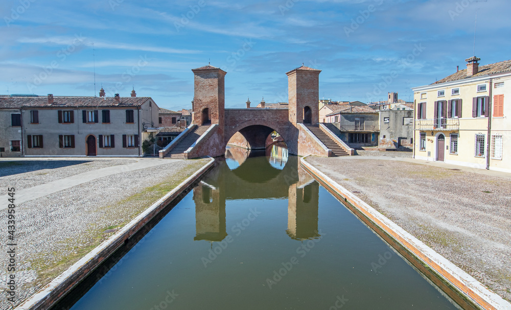 Comacchio, Italy often compared to Venice for the canals and the