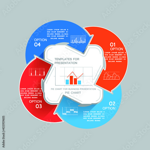 Templates for presentation, charts and graphs