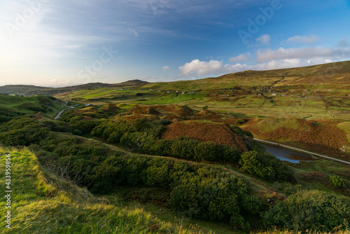 Fairy Glen Skye Island Scotland landscape autumn colors amazing view.