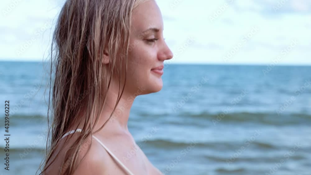 Portrait of sexy women walking by the beach in the summer
Portrait of sexy women walking by the beach in the summer