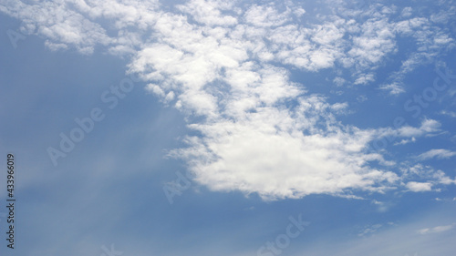 Fototapeta Naklejka Na Ścianę i Meble -  Clouds on bright blue sky background