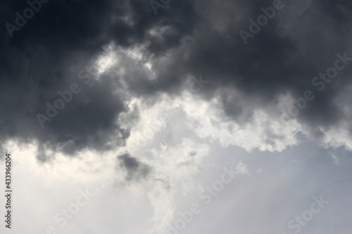 Dark clouds sky background