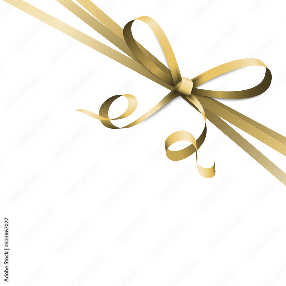 golden colored ribbon bow golden colored ribbon bow