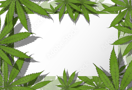 Cannabis leaf marijuana background