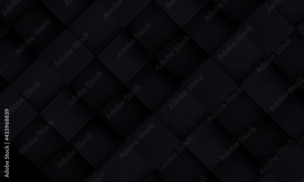 black background, abstract creative polygonal background, modern landing page concept.