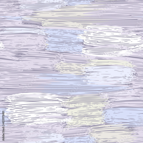 Brush Strokes Seamless Pattern. 