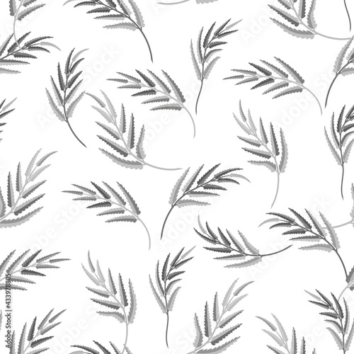 Fern Leaves Seamless Pattern