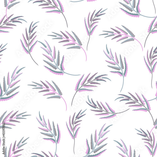Fern Leaves Seamless Pattern