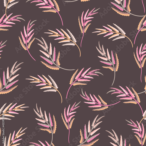 Fern Leaves Seamless Pattern