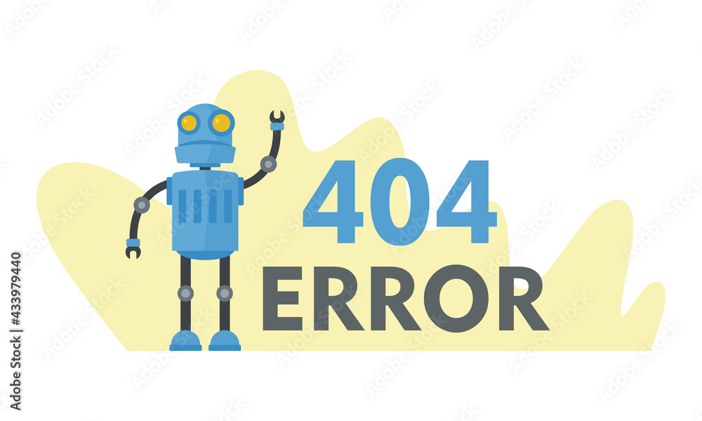 Page Not Found Error 404. Vector layout template Page Not Found Error 404. Vector layout template