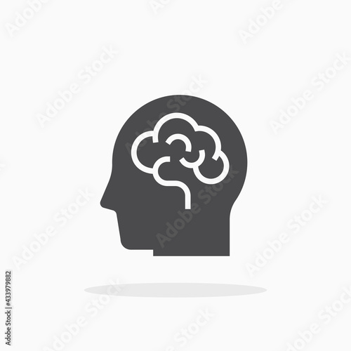 Human brain icon.