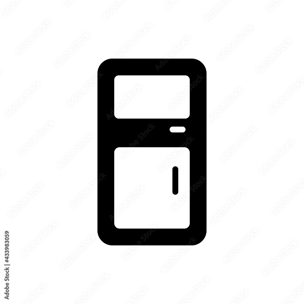 Fridge Vector Solid Icon. EPS 10 FIle Fridge Vector Solid Icon. EPS 10 FIle