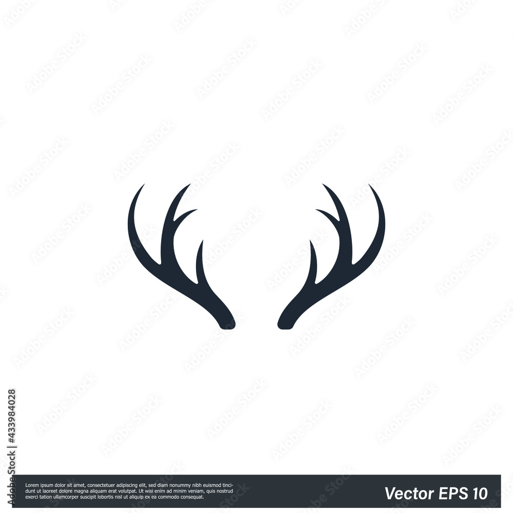 bull horn Icon Vector illustration simple design element bull horn Icon Vector illustration simple design element
