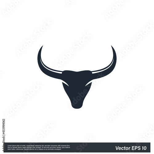 bull horn Icon Vector illustration simple design element © andy