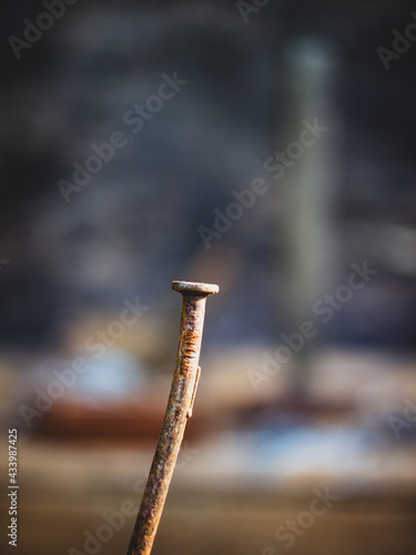 Still Life with Carpentry Vintage Tools on a Wooden Background